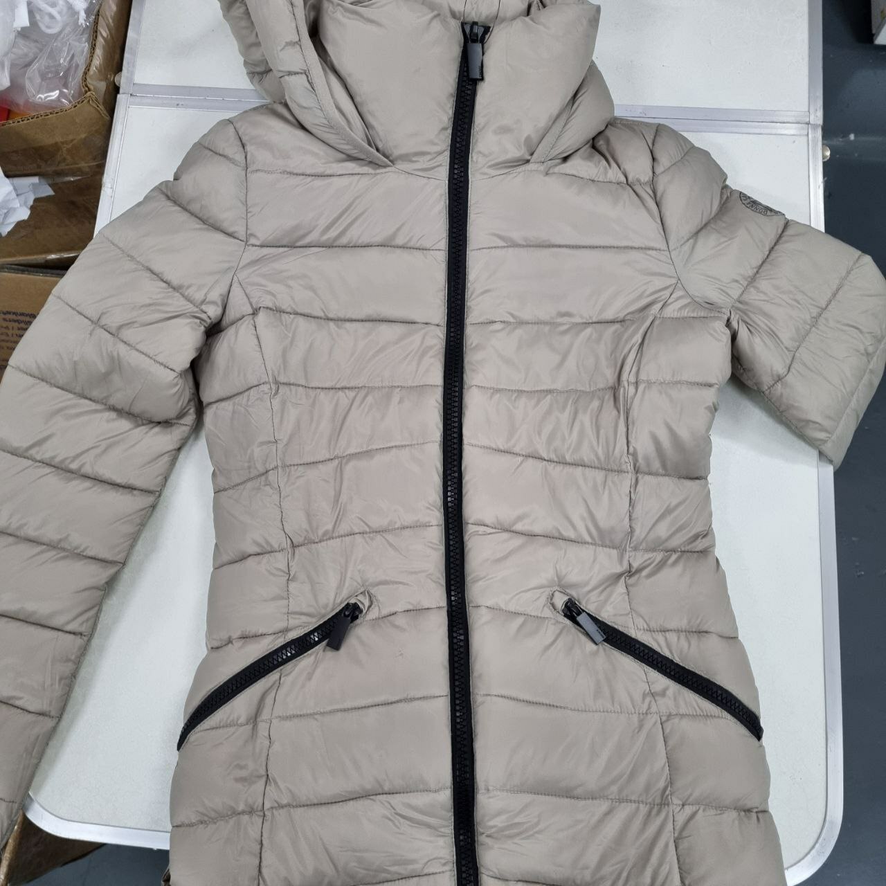 [S] DKNY PACKABLE PUFFER JACKET,THISTLE, DL0MD007-THI (SD394)