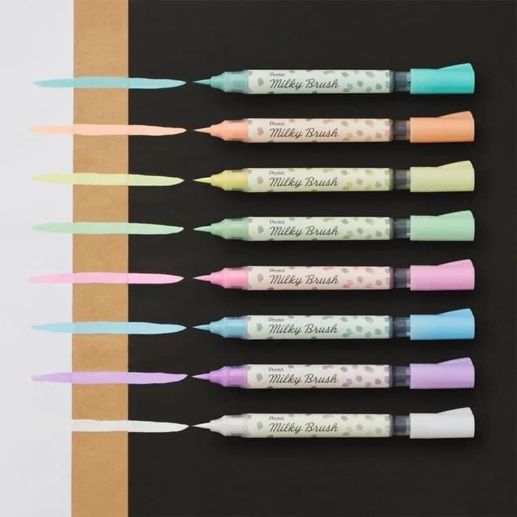 Milky Brush 牛奶毛筆｜Pentel 日本