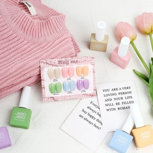 Jello Jello Hug Me Collection Gel Nail Set of 6