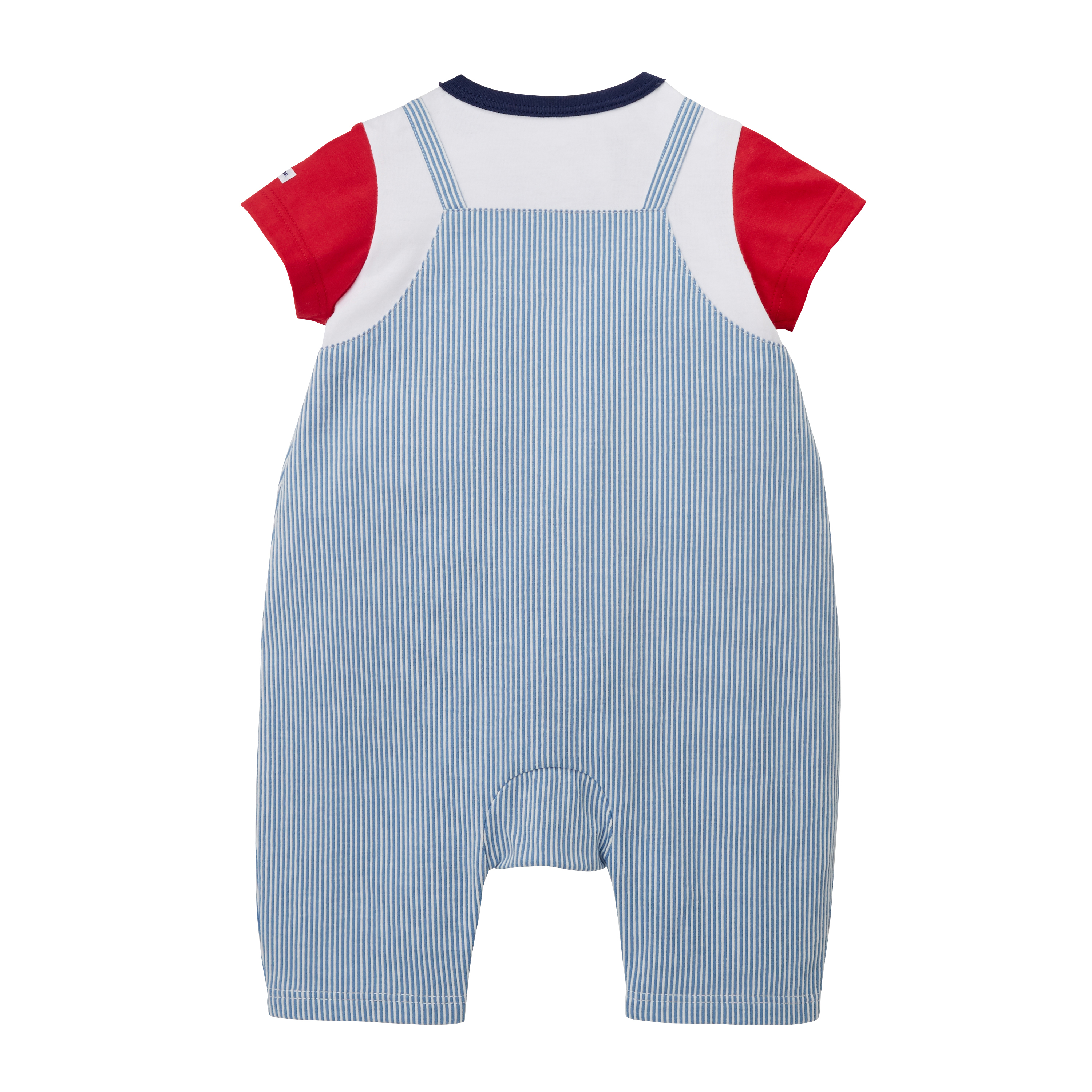 小熊假兩件連體服