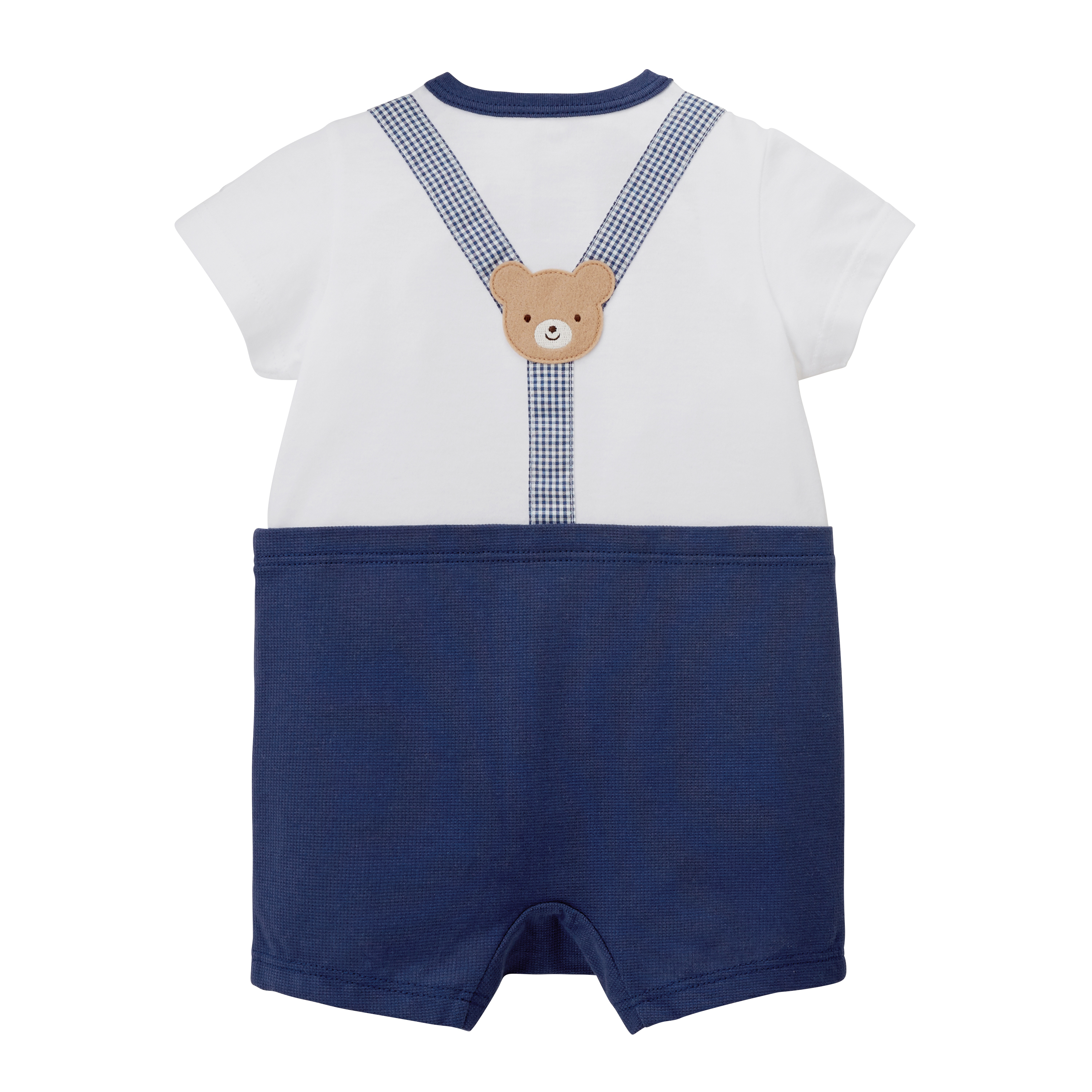 小熊假兩件連體服