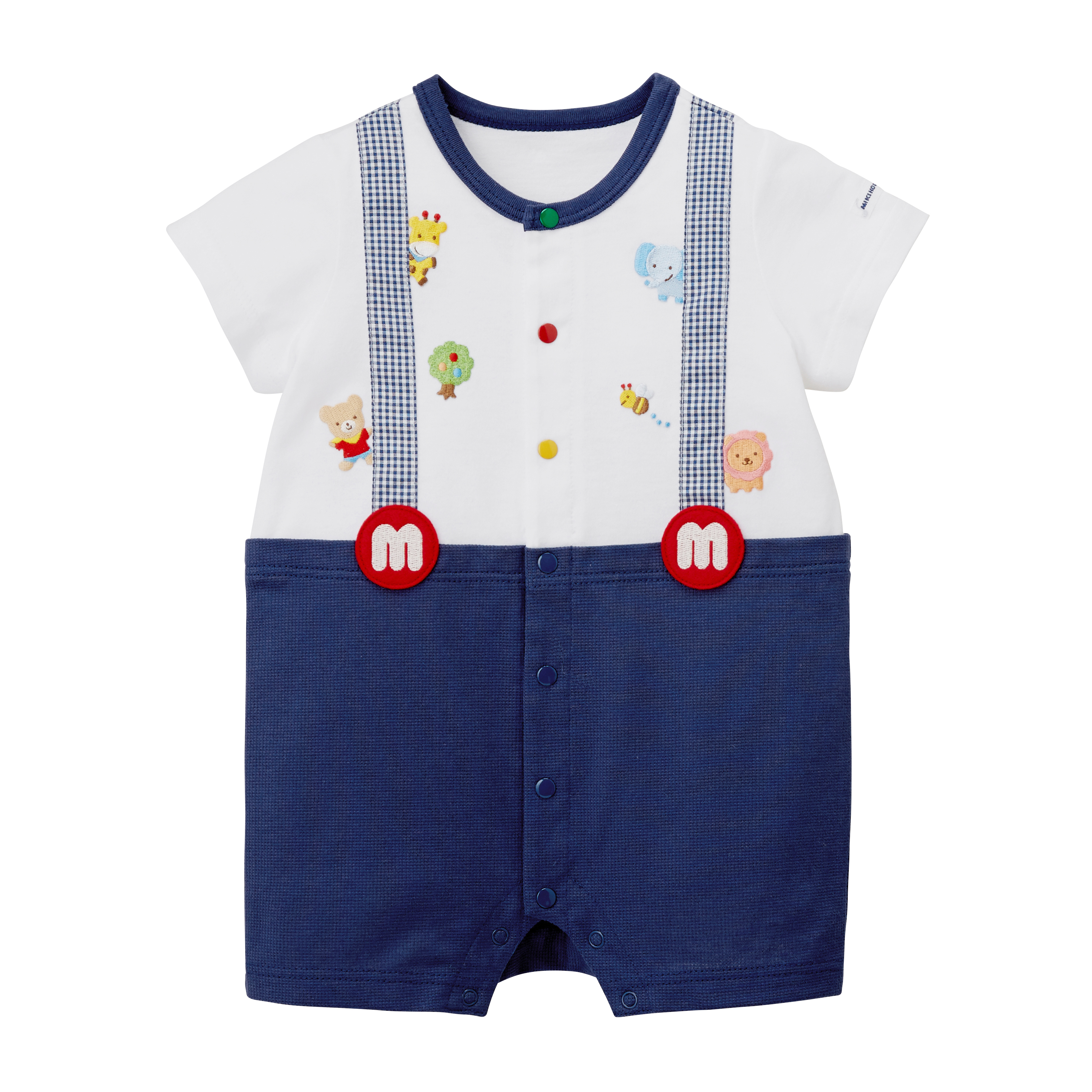 小熊假兩件連體服