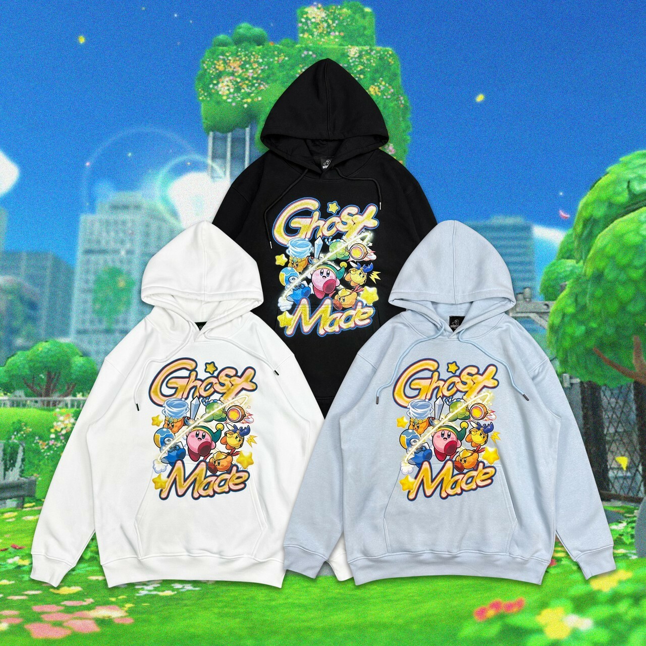 GHOST MADE  《 KIRBY 》卡比之星 帽T/短袖 T GHOSTMADE