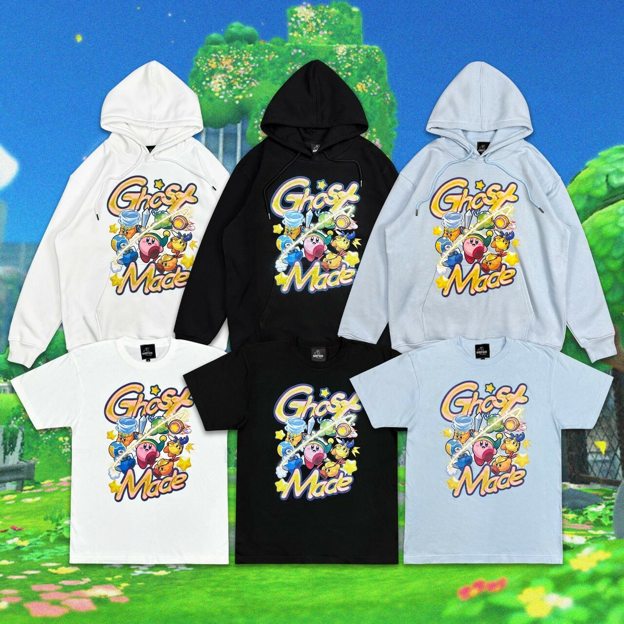 GHOST MADE  《 KIRBY 》卡比之星 帽T/短袖 T GHOSTMADE