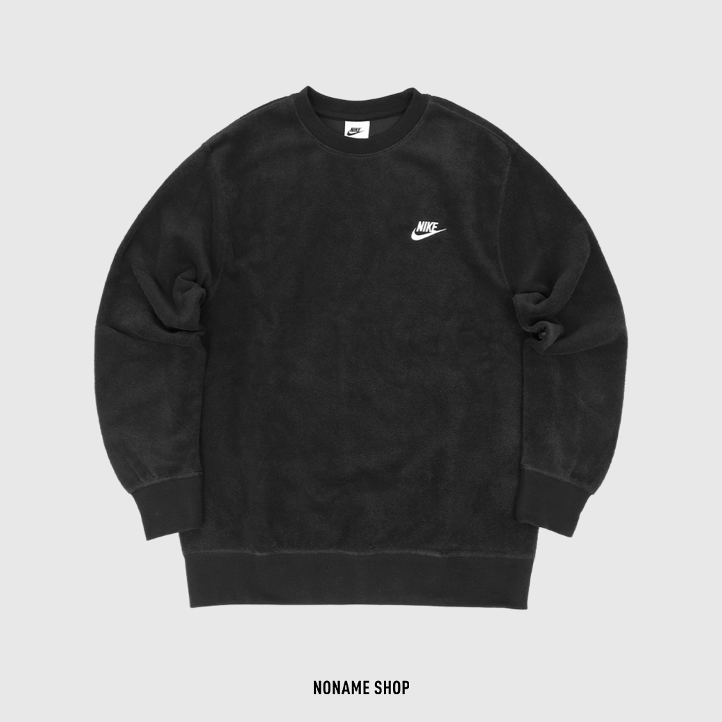 NIKE CLUB TERRY CREW 字勾刺繡 LOGO 毛巾底 大學T (男款)