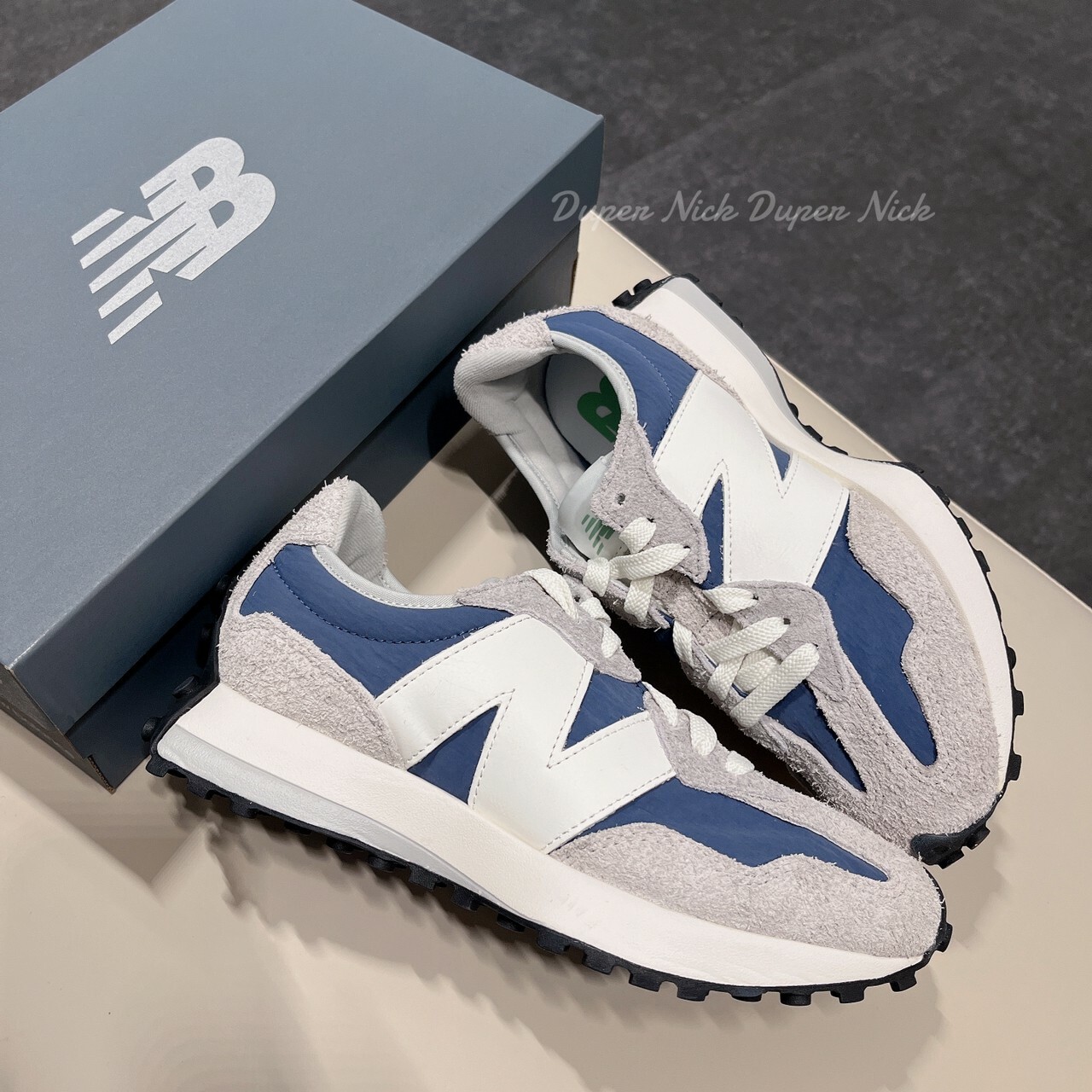 NEW BALANCE 復古鞋 中性 灰藍色 MS327CZ