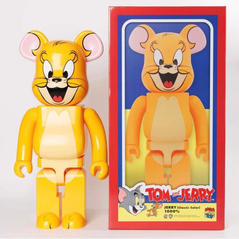 BEETLE BE@RBRICK TOM AND JERRY 湯姆貓與傑利鼠傑利鼠經典色庫柏力克熊10