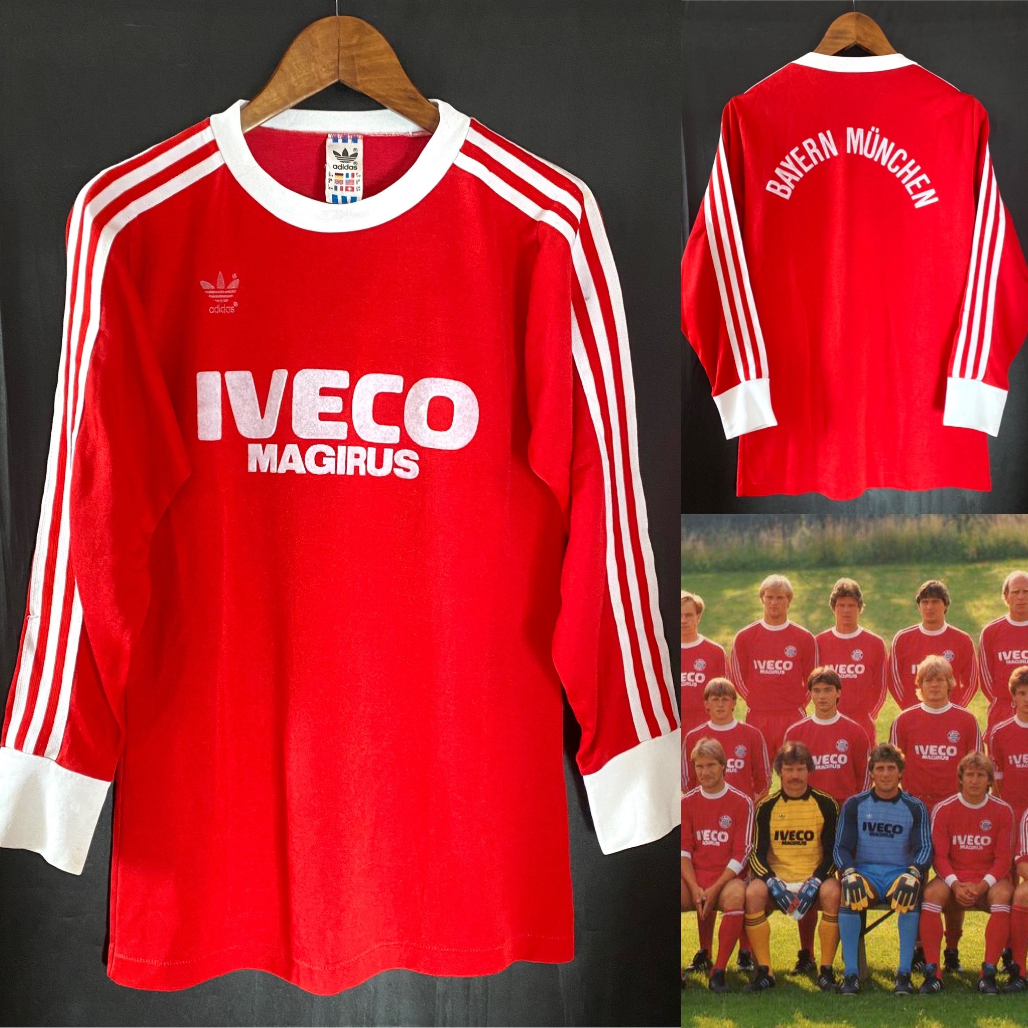 Bayern Munich 1982-1984 Adidas L/S Home Shirt