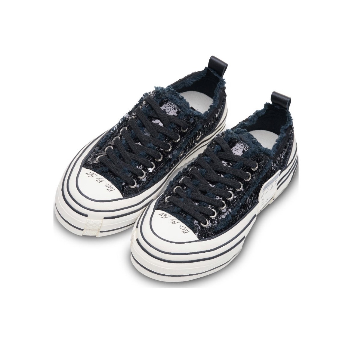 xVESSEL G.O.P Lows  雙面亮片 黑色 解構鞋