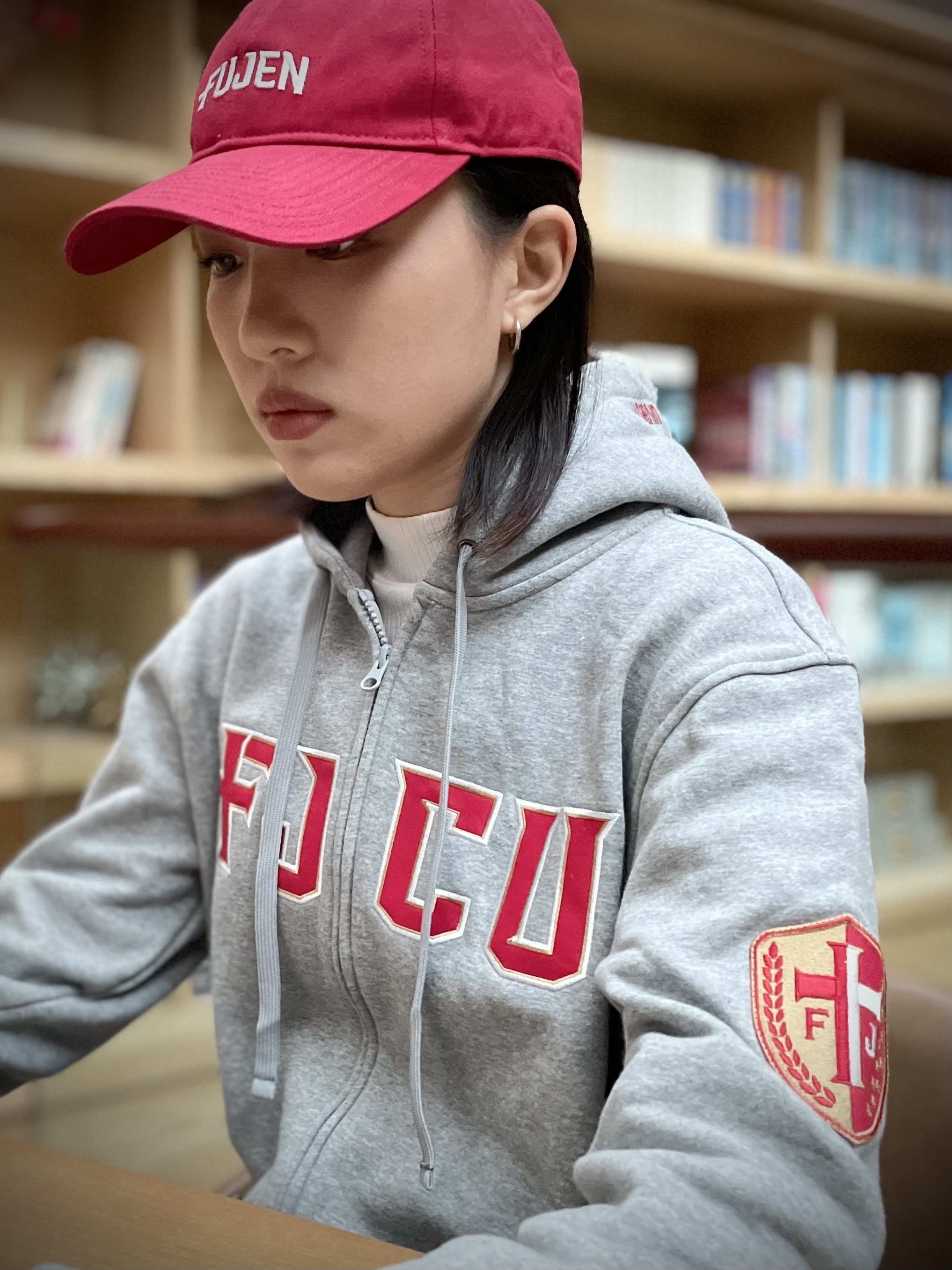 輔大外套 / 全繡工 / 內刷毛 (灰色)
