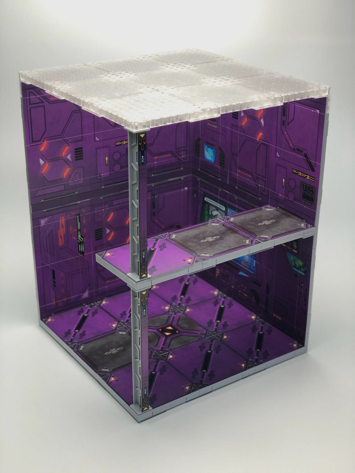 Fext Hobby : Sci-Fi 04 (橙色) & 05 Diorama Set (紫色)