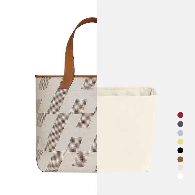 適用hermes愛馬仕cabas-hen-biais綢緞內膽包內襯袋收納