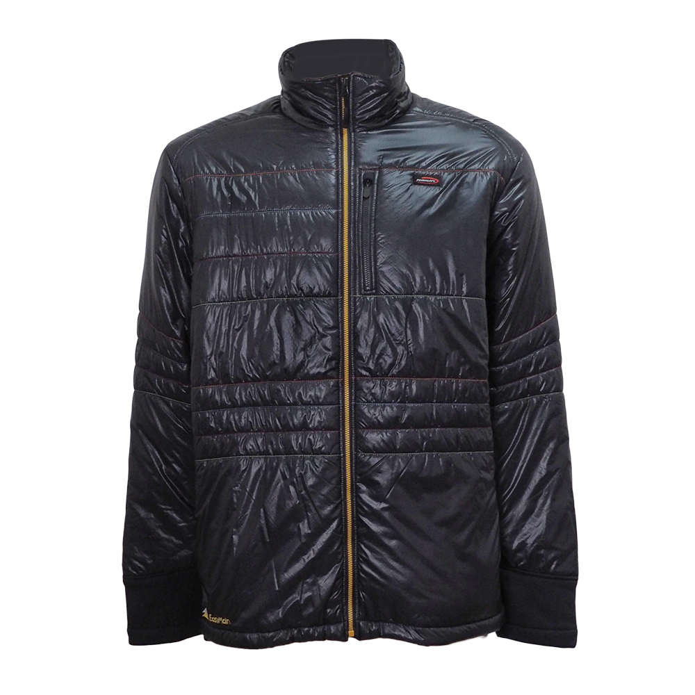 Easymain 衣力美 C1591 超輕美國保溫綿外套 男款 (黑藍) 輕量/立領 04EMC1591