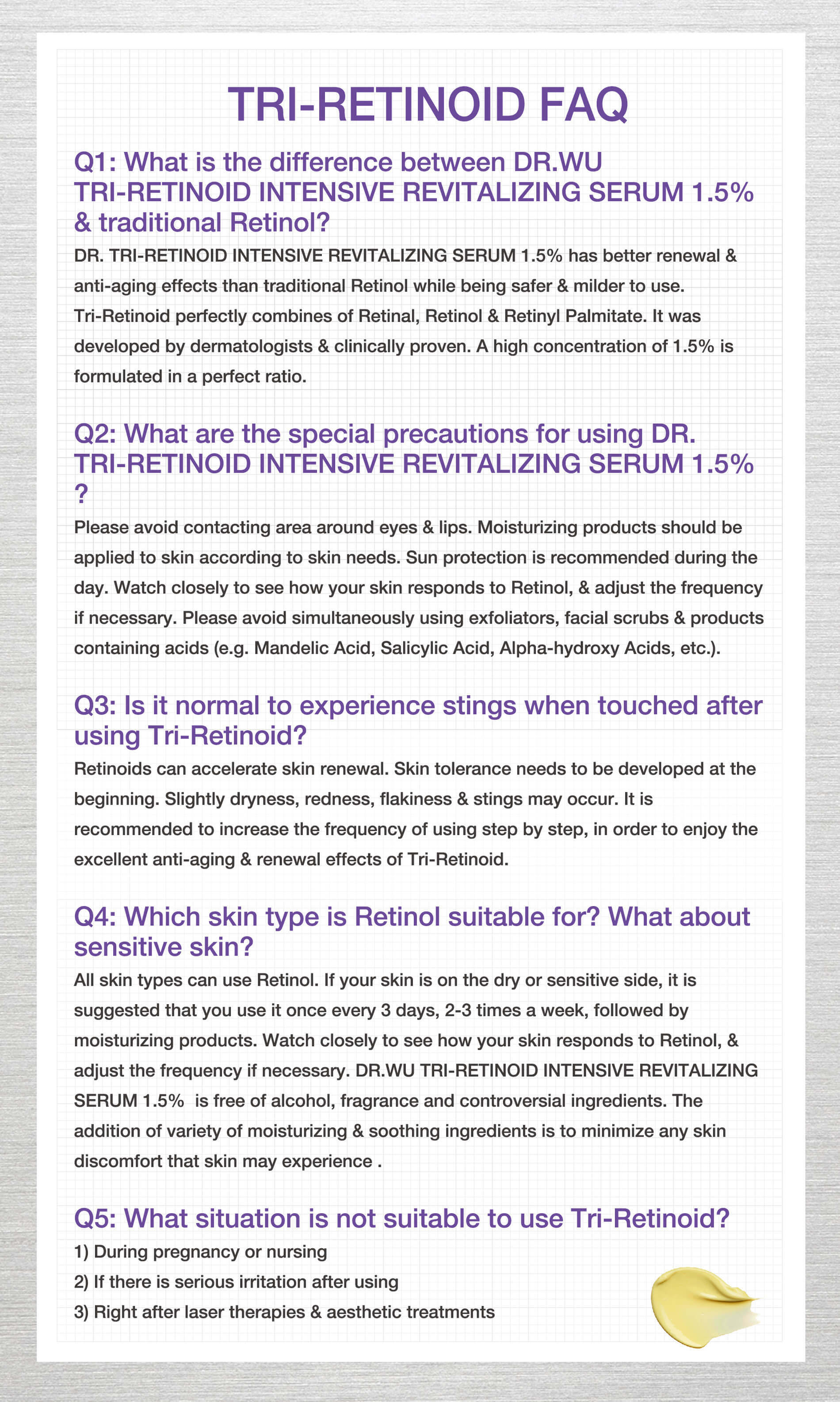 Tri-Retinoid FAQ
