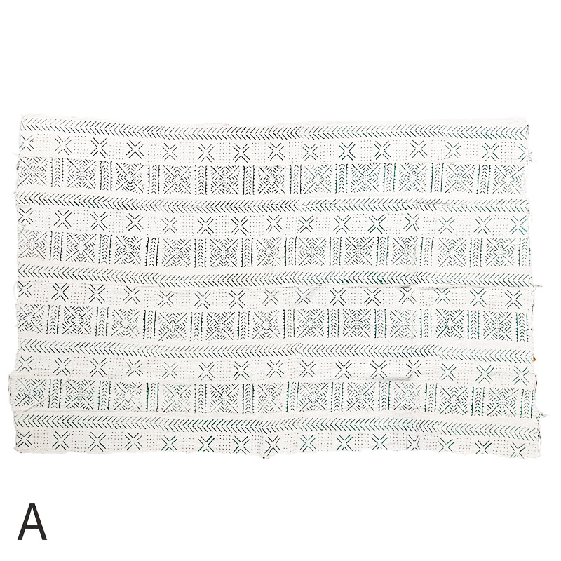 泥染布｜棉白-線條｜馬利