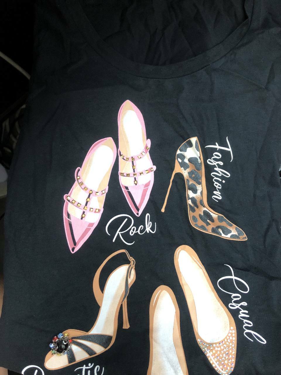 [DEFECT] LIU JO T-SHIRT MODA M/C, BLACK, S , [FINAL SALE]  8053473936804 (SDF210)