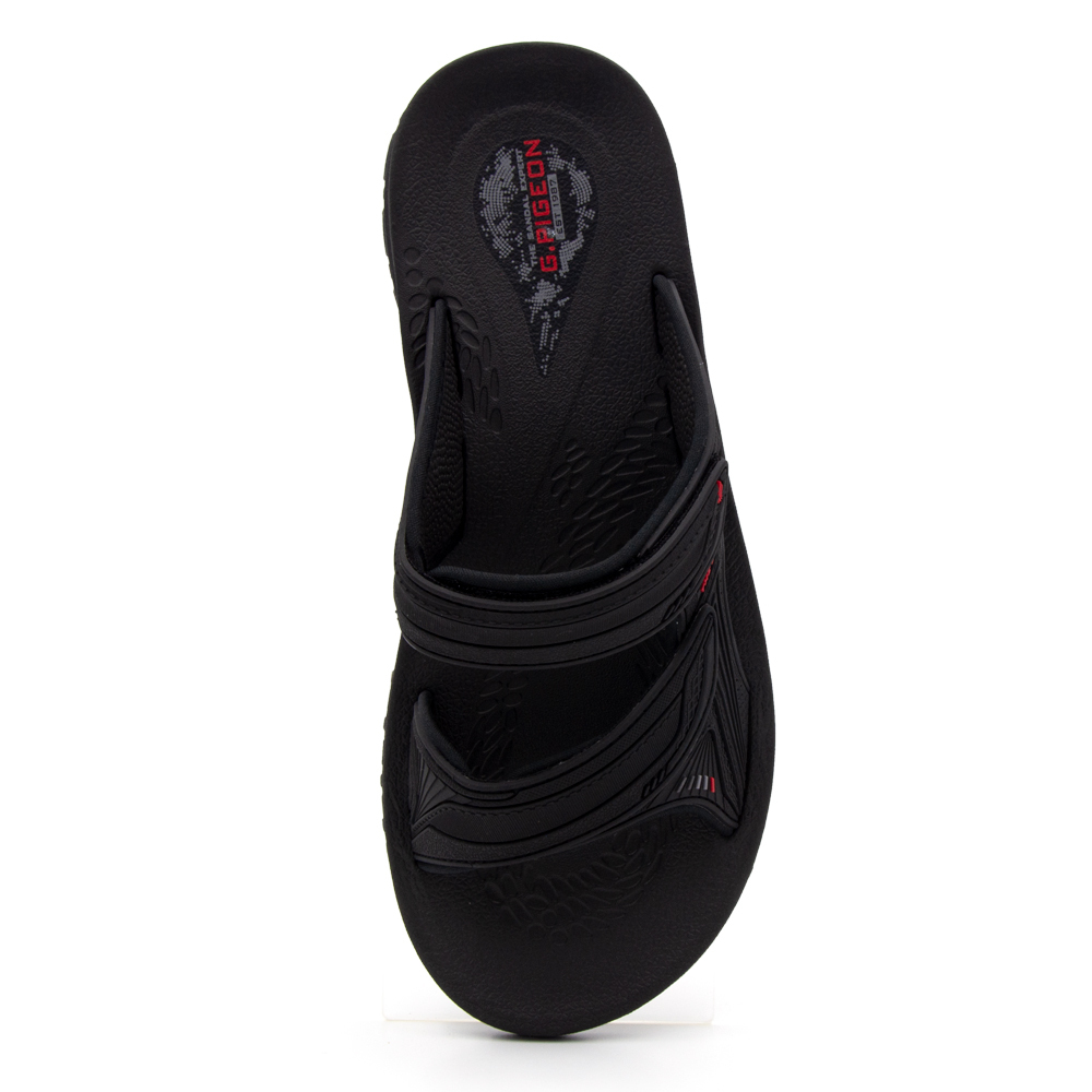 NewType】高緩震耐用男女拖鞋(G3760-14)黑紅(SIZE:37-44)