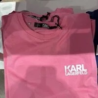 [S] KARL LAGERFELD LNS TSHIRTS,PINK, 22WW1715-510 (SKL452)