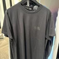 [S] KARL LAGERFELD LNS BLOCK LOGO T-SHIRT,BLACK, 22WM1718-999 (SKL454)