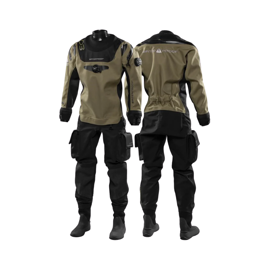 ▲WATERPROOF D3 ERGO 乾衣乾式防寒衣