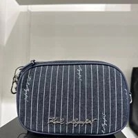 [S] KARL LAGERFELD 22WW3027 K/DENIM CAMERA BAG,INDIGO, 8720092980302 (SKL467)