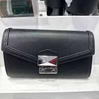 [S] KARL LAGERFELD 21UW3201 K/STYLE CONTINENTAL WALLET,BLACK, 8720092388436 [FINAL SALE] (SKL468)