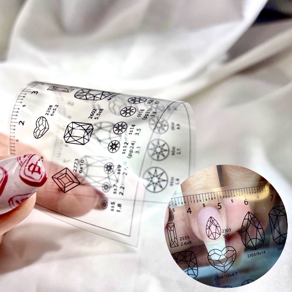 美甲軟量尺【鑽飾.穿戴甲測量】