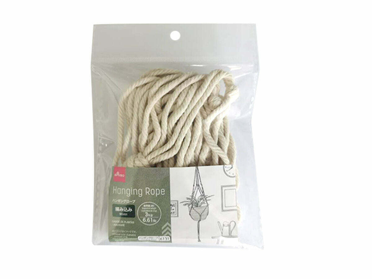 花盆吊繩/白色編織