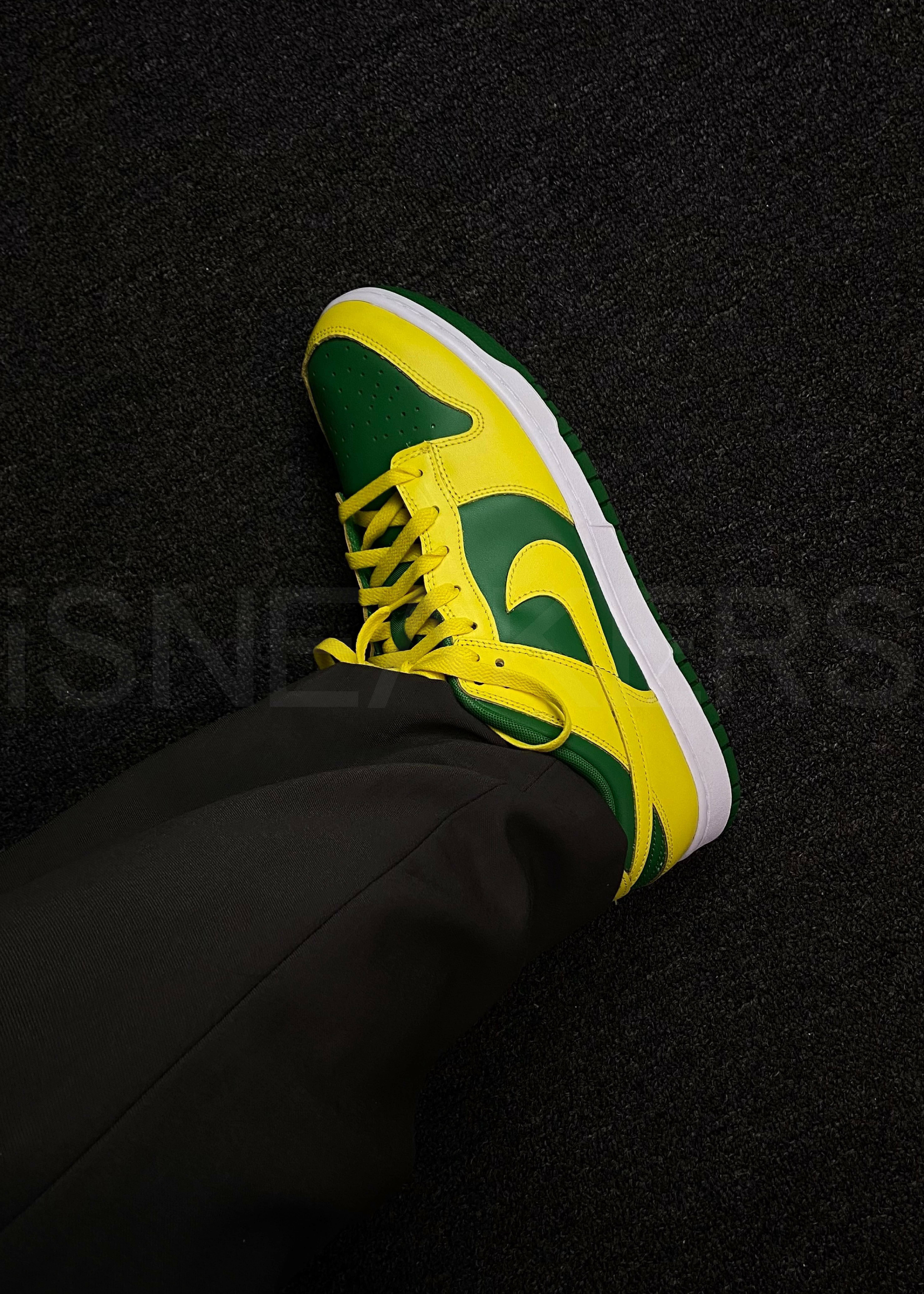 iSNEAKERS | Νike Dunk Low "Reverse Brazil" 反轉巴西 黃綠 DV0833-300