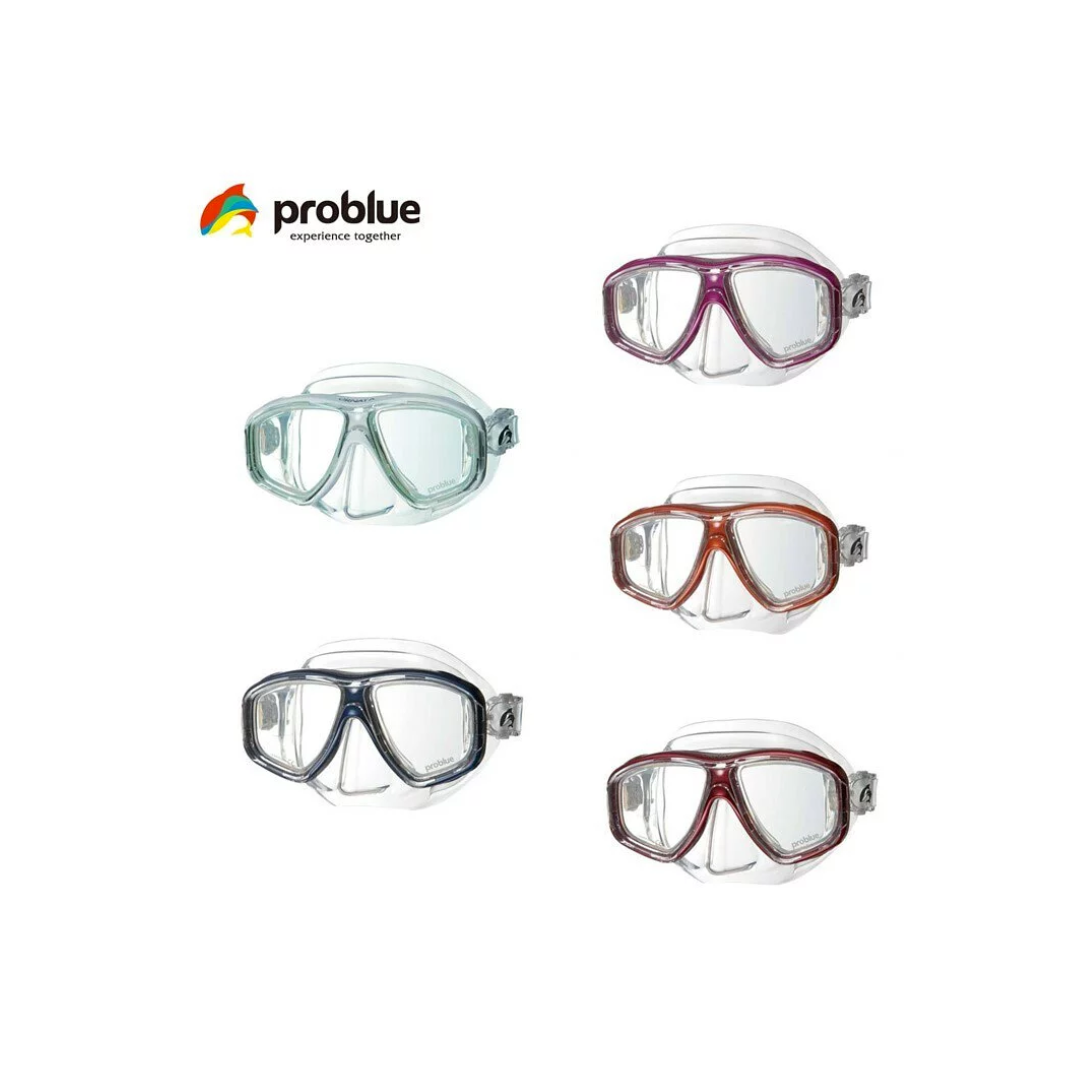 problue 透明矽膠雙面鏡 MS-252