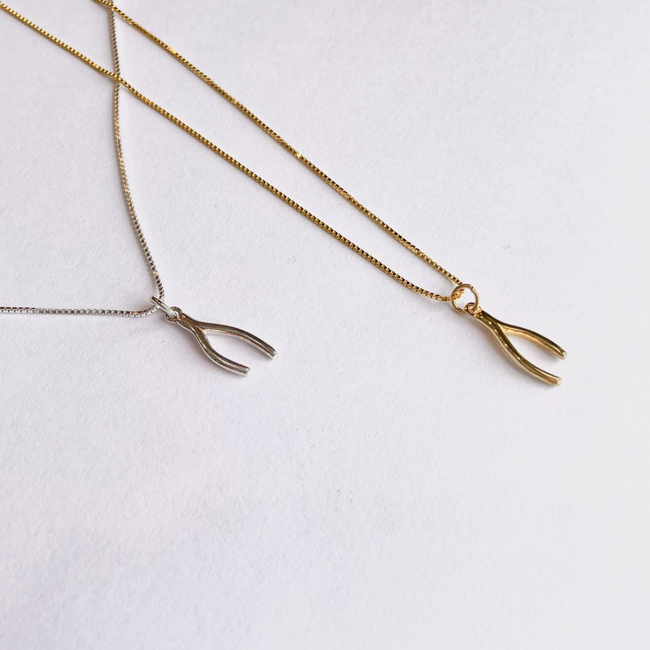 │日常│許願骨 • 鎖骨鍊 • 純銀項鏈 • 可碰水 • 抗過敏 S925