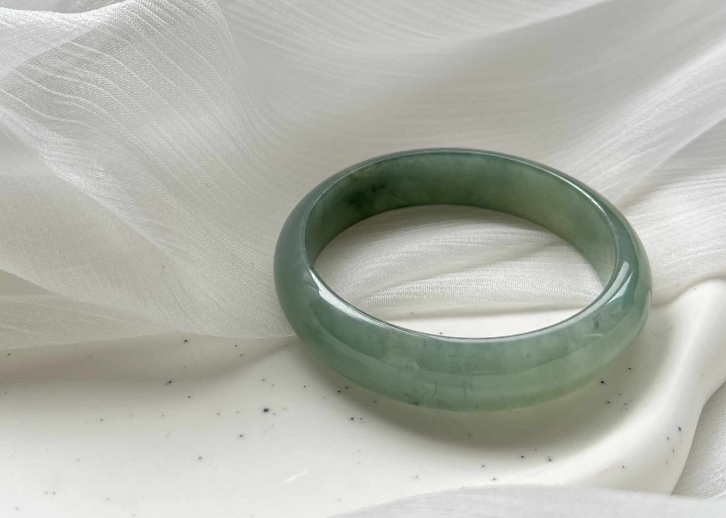 孔雀綠翡翠正圈