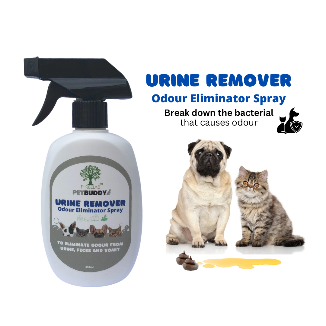 Threelab Urine Remover Pet Odour Eliminator Spray