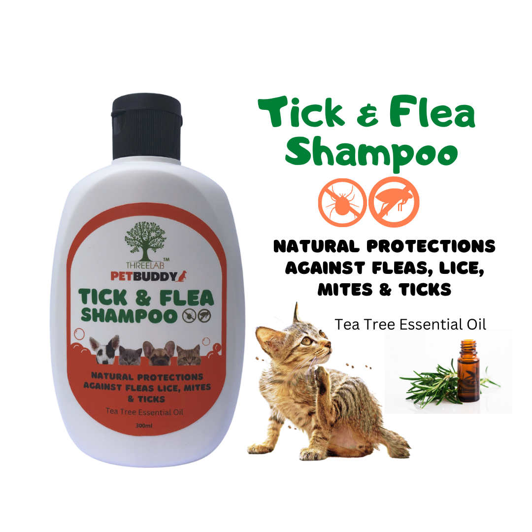 ThreeLab Tick and Flea Shampoo with Essential Oil