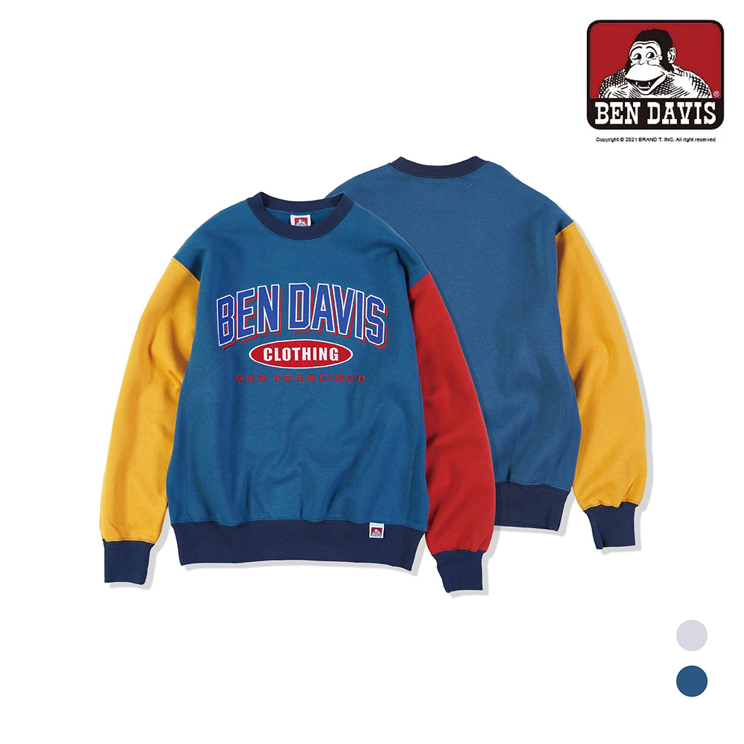 【 BEN DAVIS | 運動隊內刷毛大學TEE - 2色 】