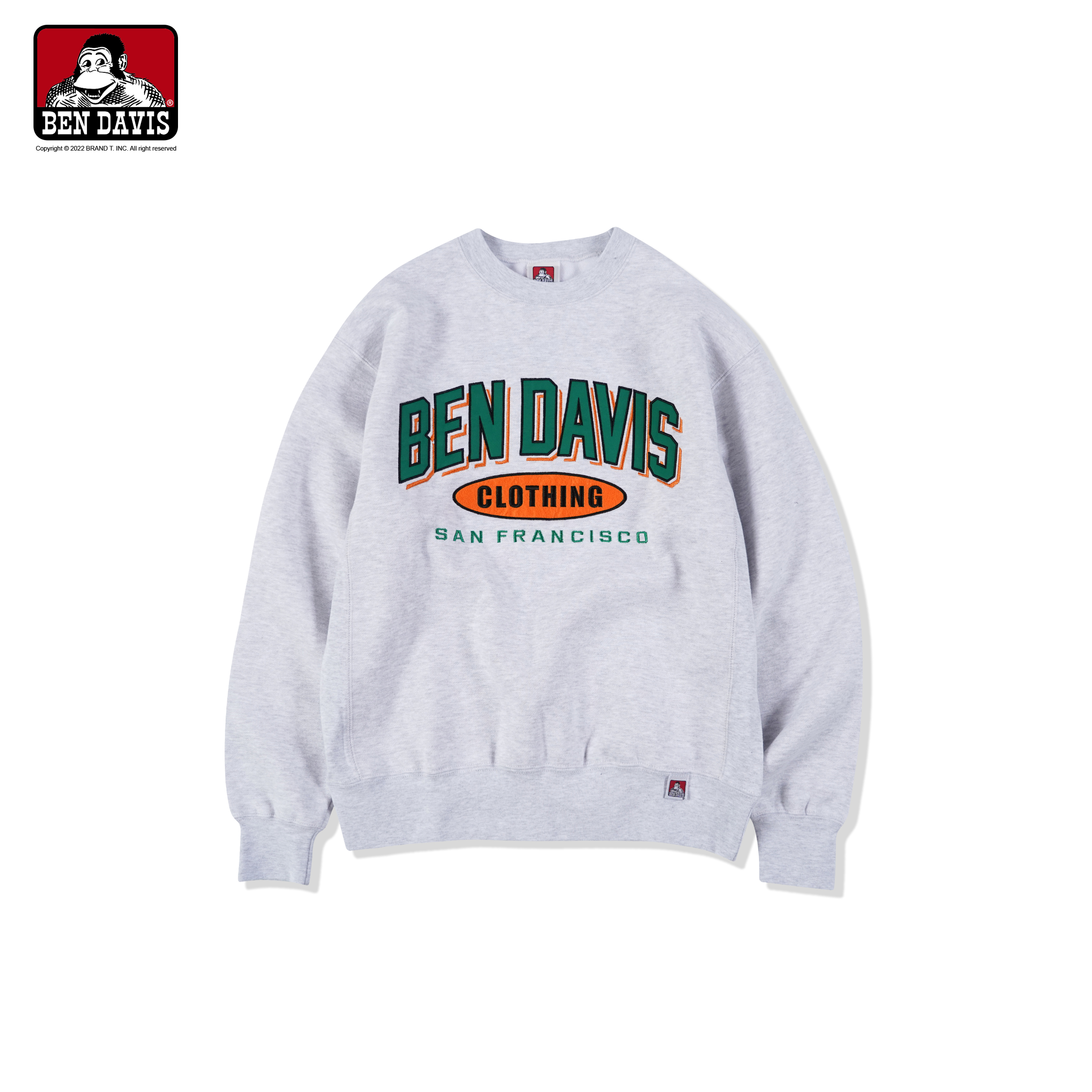 【 BEN DAVIS | 運動隊內刷毛大學TEE - 2色 】