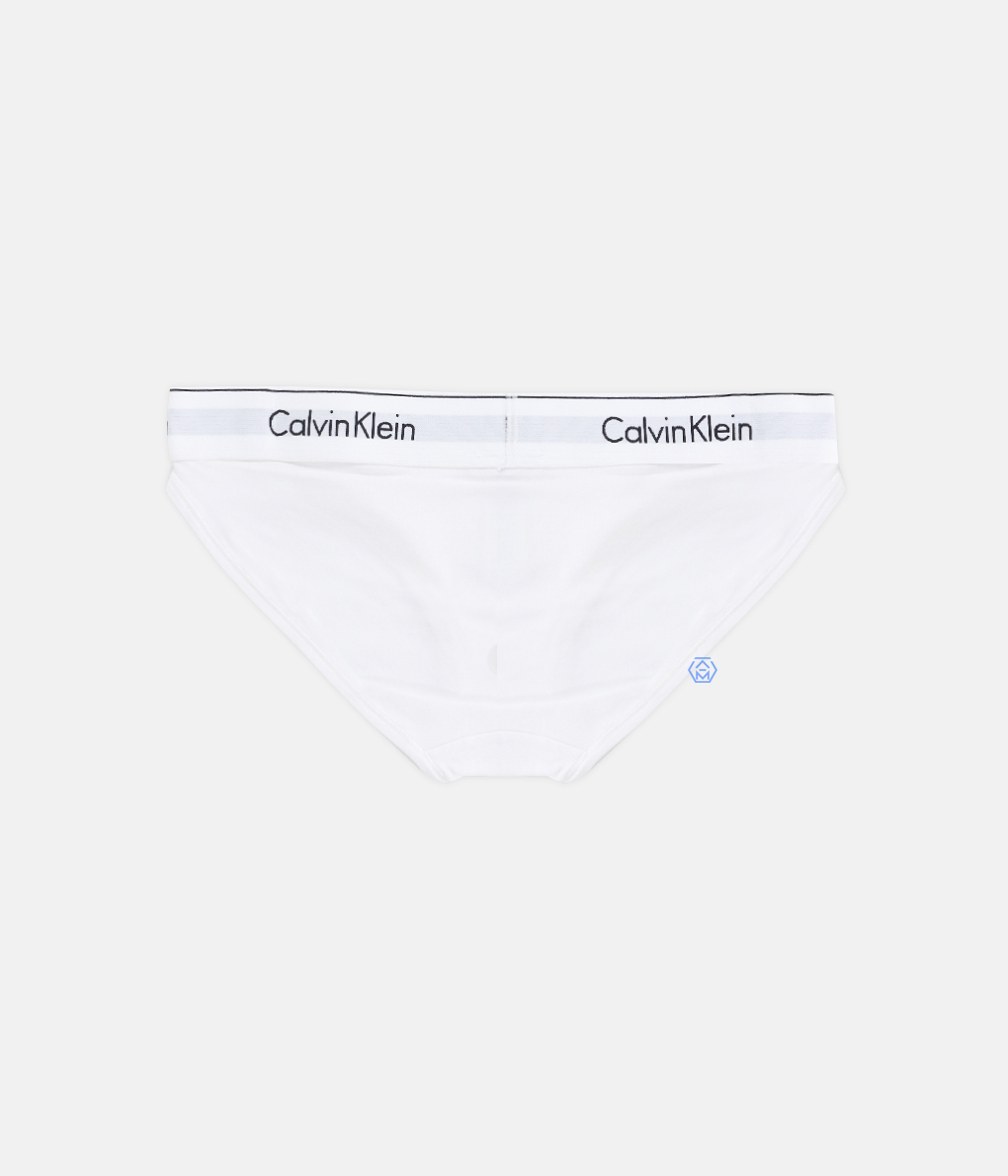 Calvin Klein Modern Cotton Bikini 白色彈力棉包臀內褲 (F3787E/QF8520)