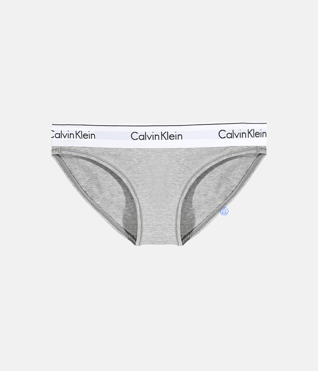 Calvin Klein Modern Cotton Bikini 灰色彈力棉包臀內褲 (F3787E/QF8520)