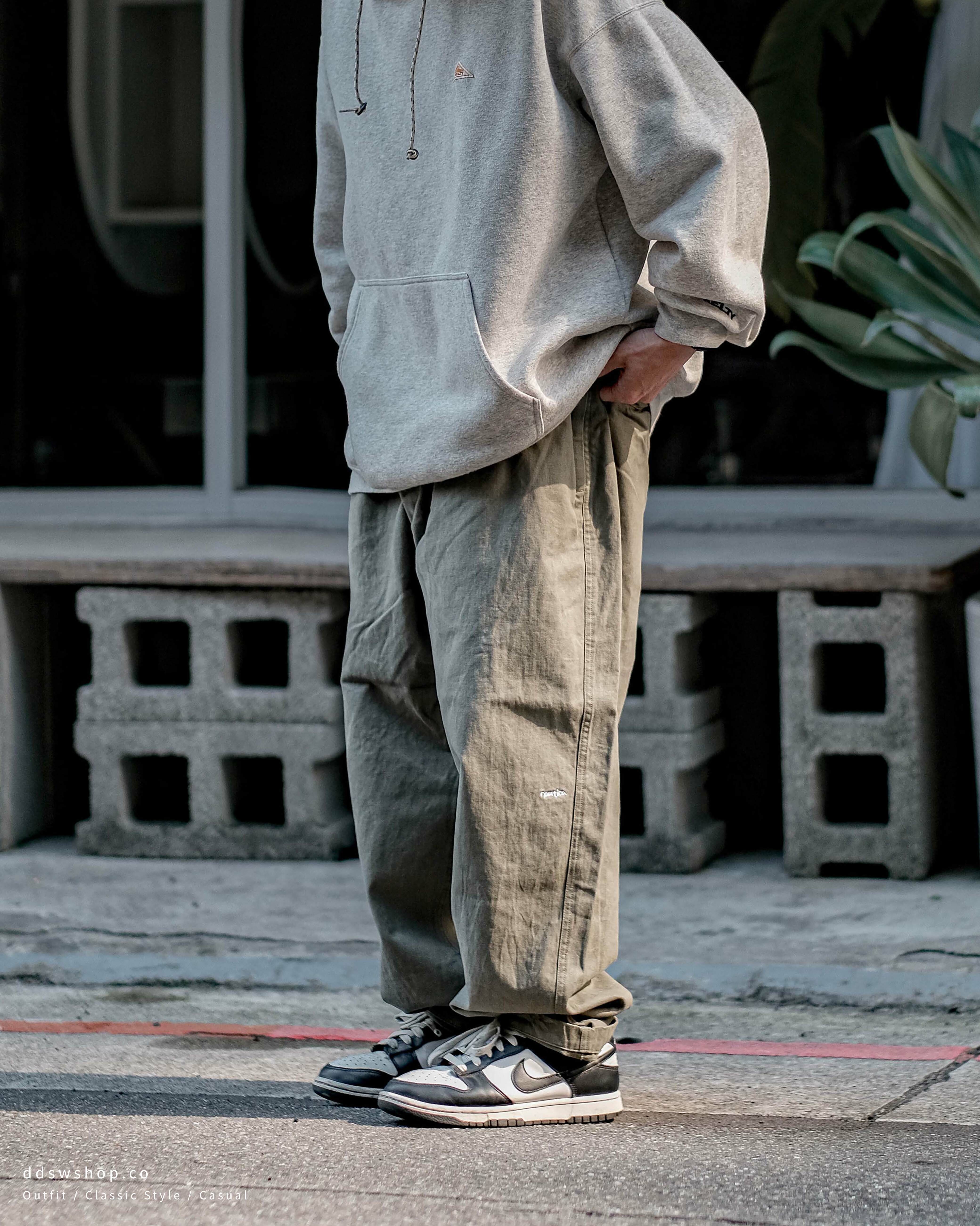 NAUTICA Easy Chino Pants II 長褲斜紋刺繡休閒褲