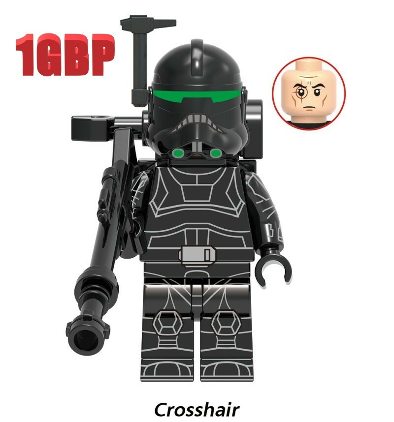 1GBP Special Offer: Crosshair (Elite Squad) Star Wars Custom Minifigs Fit Lego XH1799