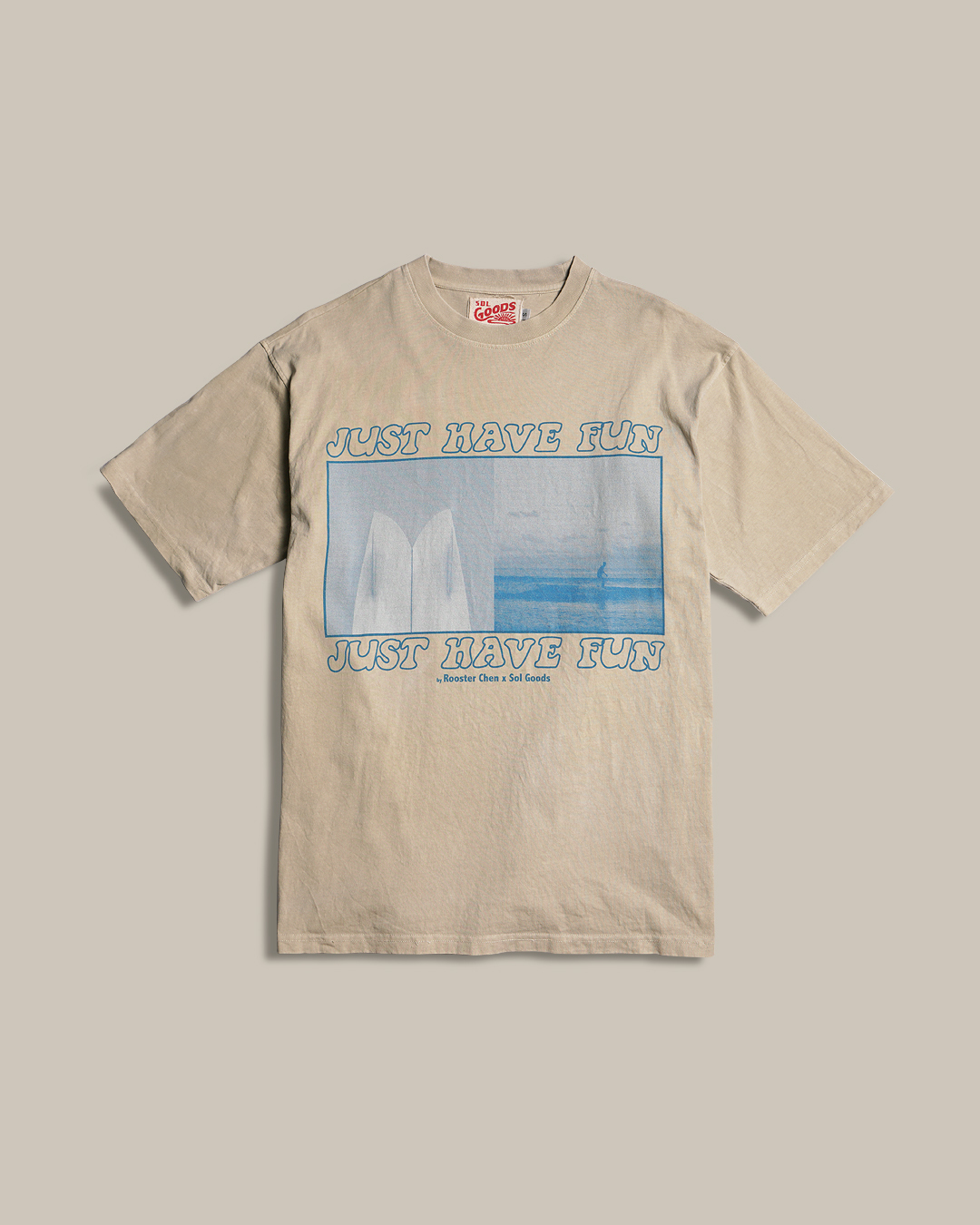 Just have fun - 限量短T (Beige)