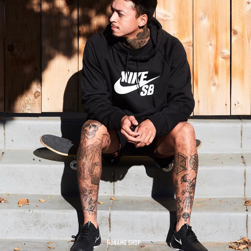 🎄聖誕限定優惠🎄 NIKE 經典 SB Icon Logo 基本款 刷毛 連帽 帽Tee 兩色 (男款)