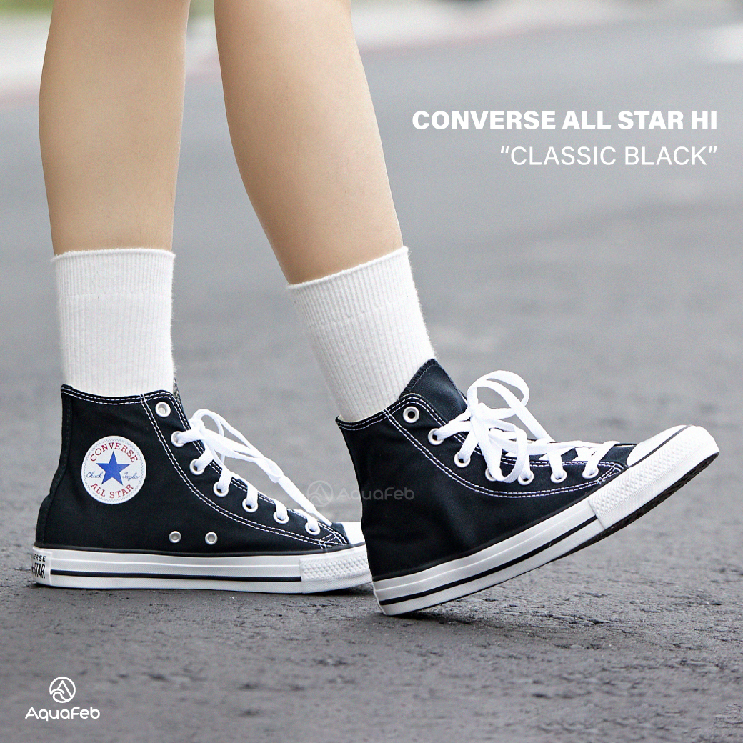 Converse Chuck Taylor All Star 經典基本款 黑色 高筒 帆布鞋 搖滾英倫風 M9160C