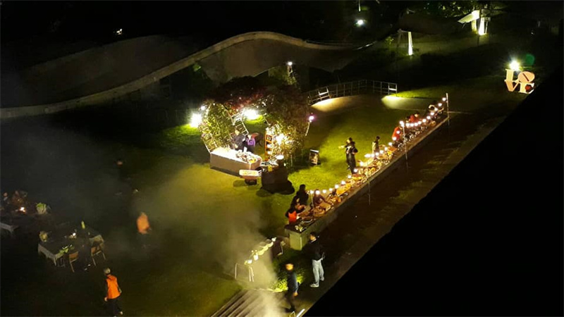 華山觀止虫二行館 夜景