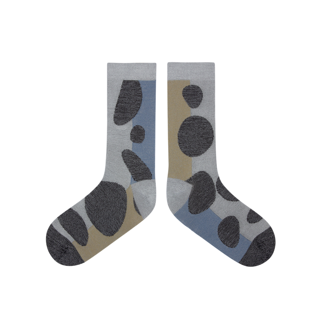 TwinSocks / 不對稱舒適中筒襪 (中性款 23-26cm)