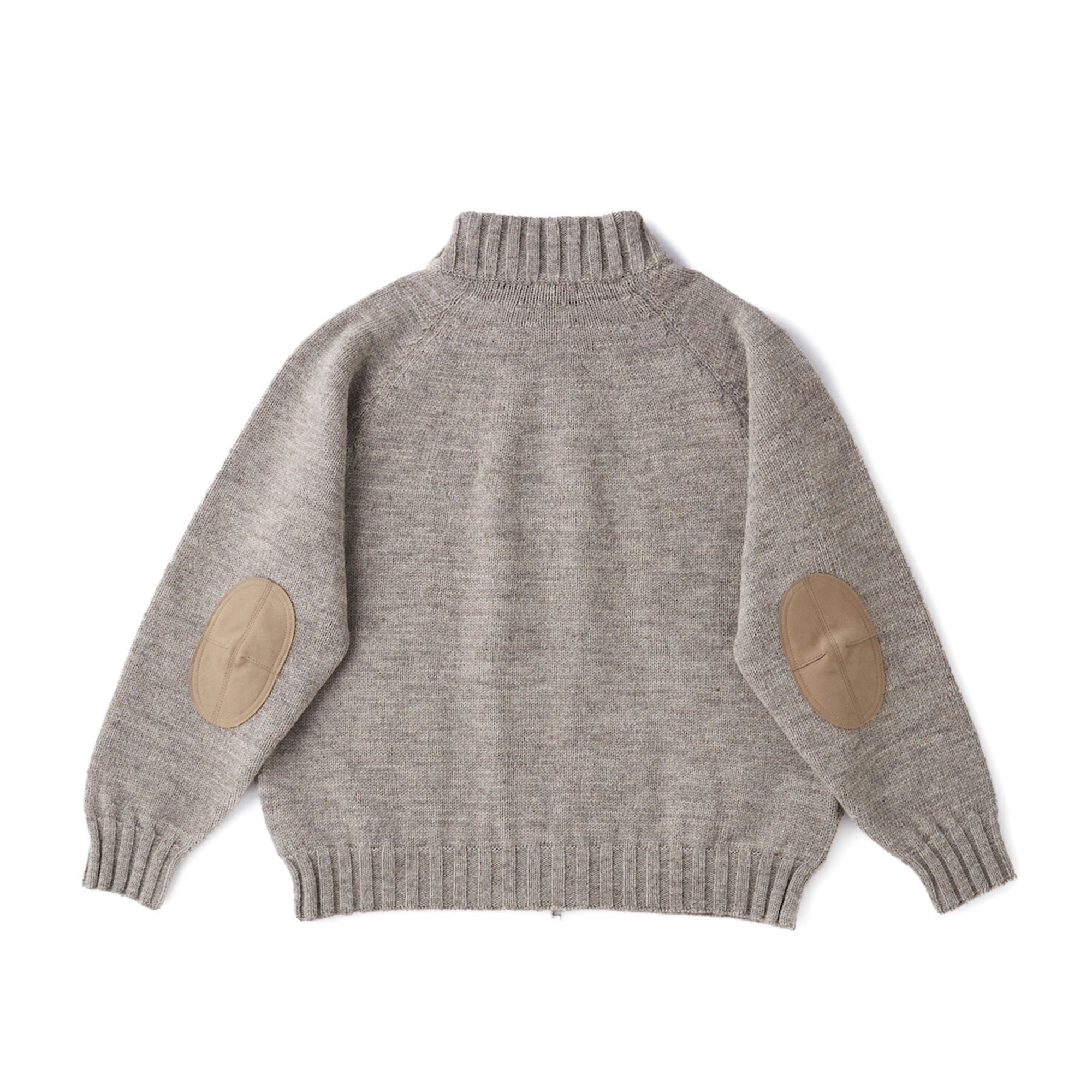 Old Joe Brand - Tweedy Yarn Zip Sweater (Mink)