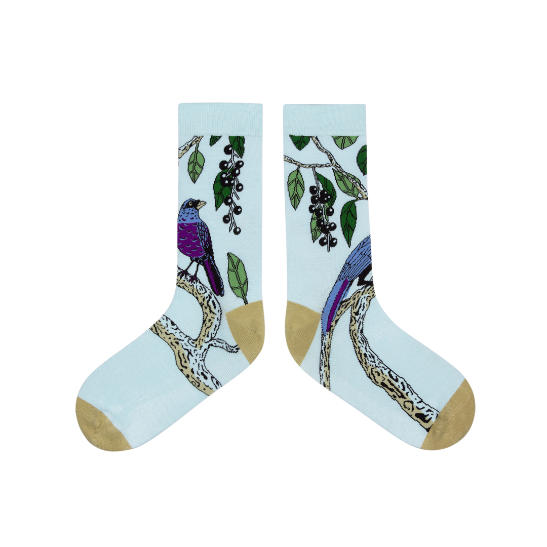 TwinSocks / 不對稱舒適中筒襪 (中性款 23-26cm)