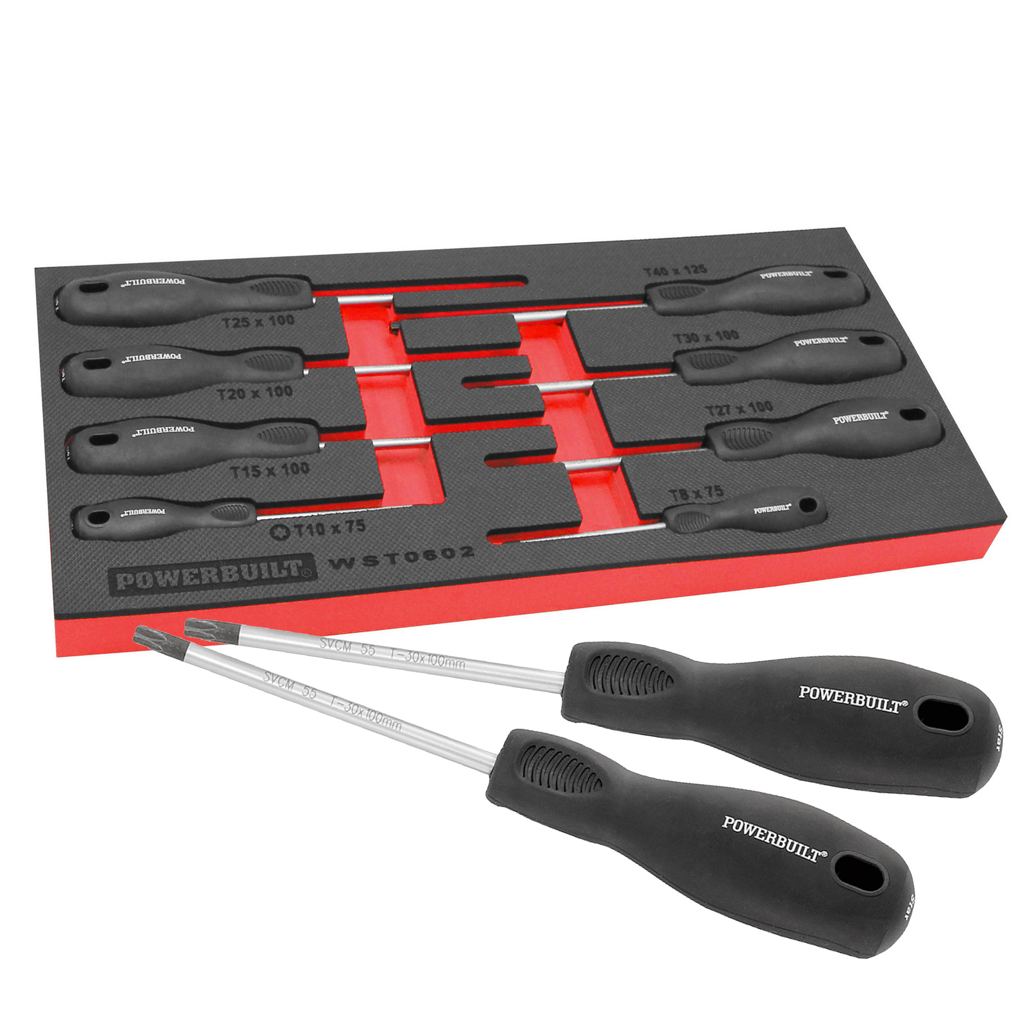 Powerbuilt 8件專業SVCM星型螺絲起子組