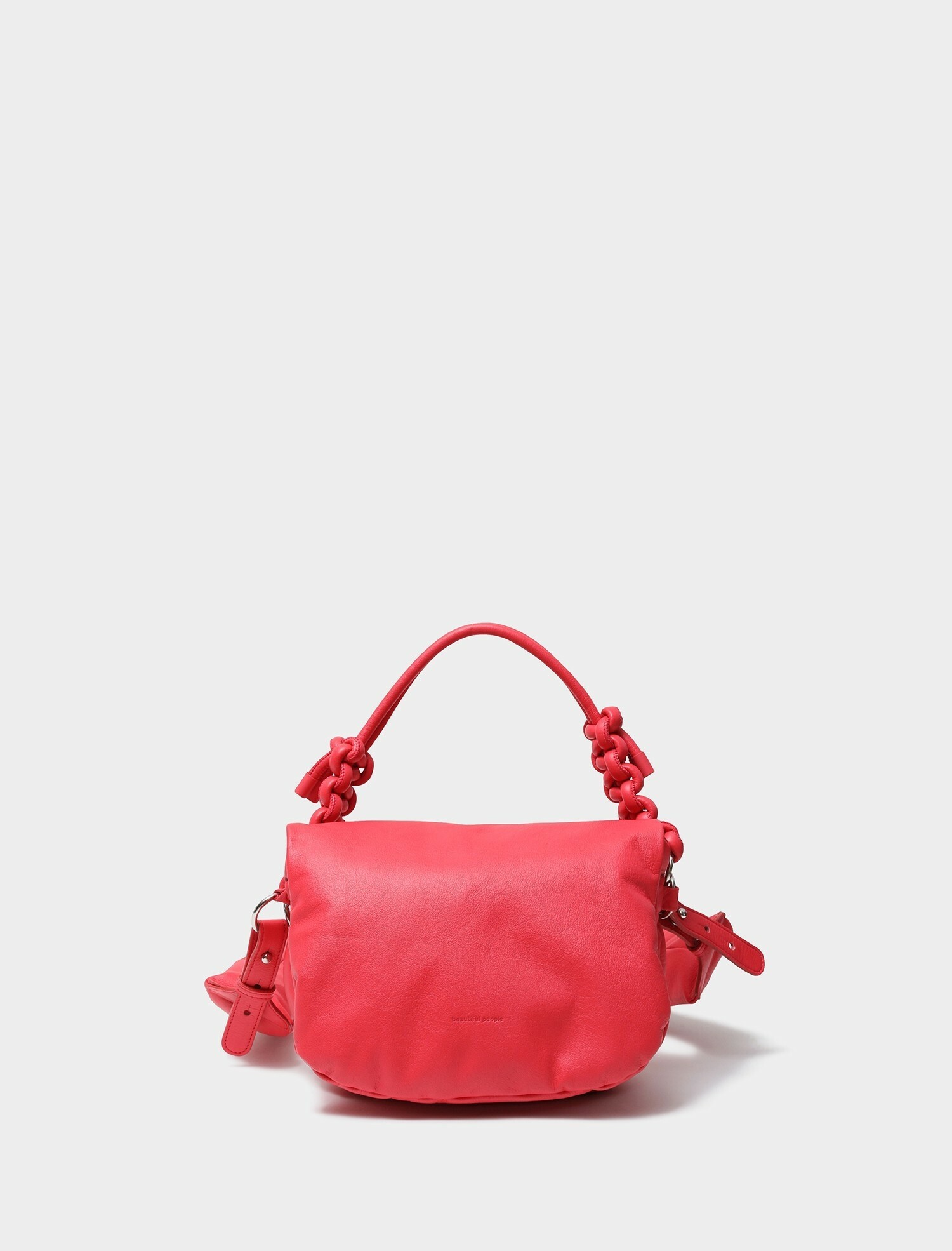 日本代購> BEAUTIFUL PEOPLE SOFT COWHIDE FLAP SHOULDER BAG