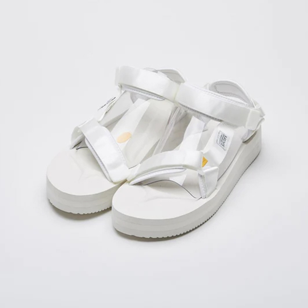 [出清商品售出無退換]  SUICOKE DEPA-V2PO OG-022V22PO 白色 厚底 涼鞋 耐磨 VIBRAM 黃金大底【SK022V22POWH】